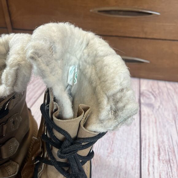 Sorrel Caribou Kaufman Mens 10 Made in Canada Waterproff Winter Snow Boots Wool - Picture 15 of 16